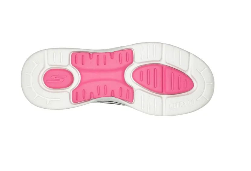 SKECHERS GOWALK ARCH FIT - WILD ENERGY - 124867 - BKHP Open Toe Shoes Flats