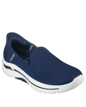 Best Support Walking Shoes For Flat Feet SKECHERS SLIP-INS: GO WALK ARCH FIT - SUMMER VIEWS - 124879 - NVW