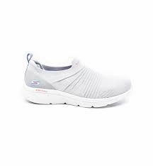 SKECHERS D'LUX COMFORT - GLOW TIME - 104339 - GRY Daily Shoes For Flat Feet