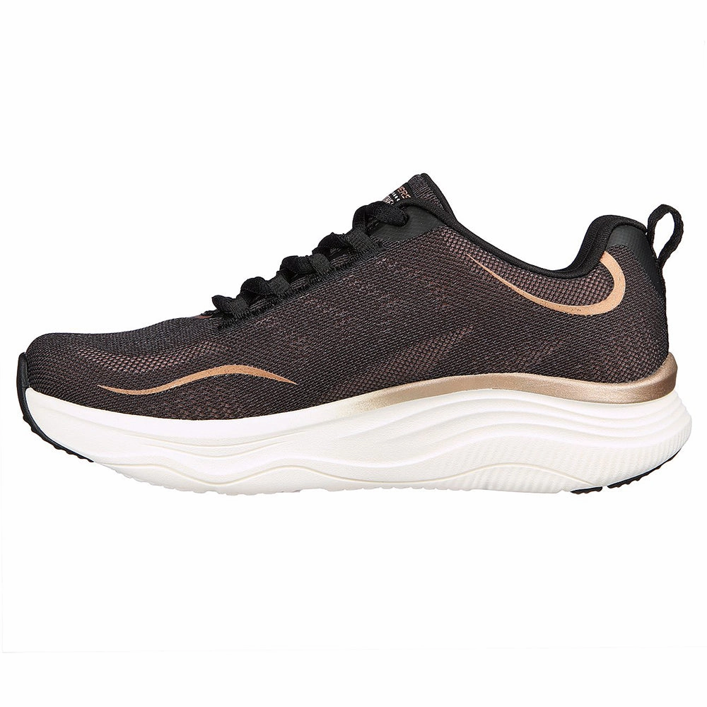 SKECHERS D'LUX FITNESS - PURE GLAM - 149837 - BKRG For Flat Feet Shoes