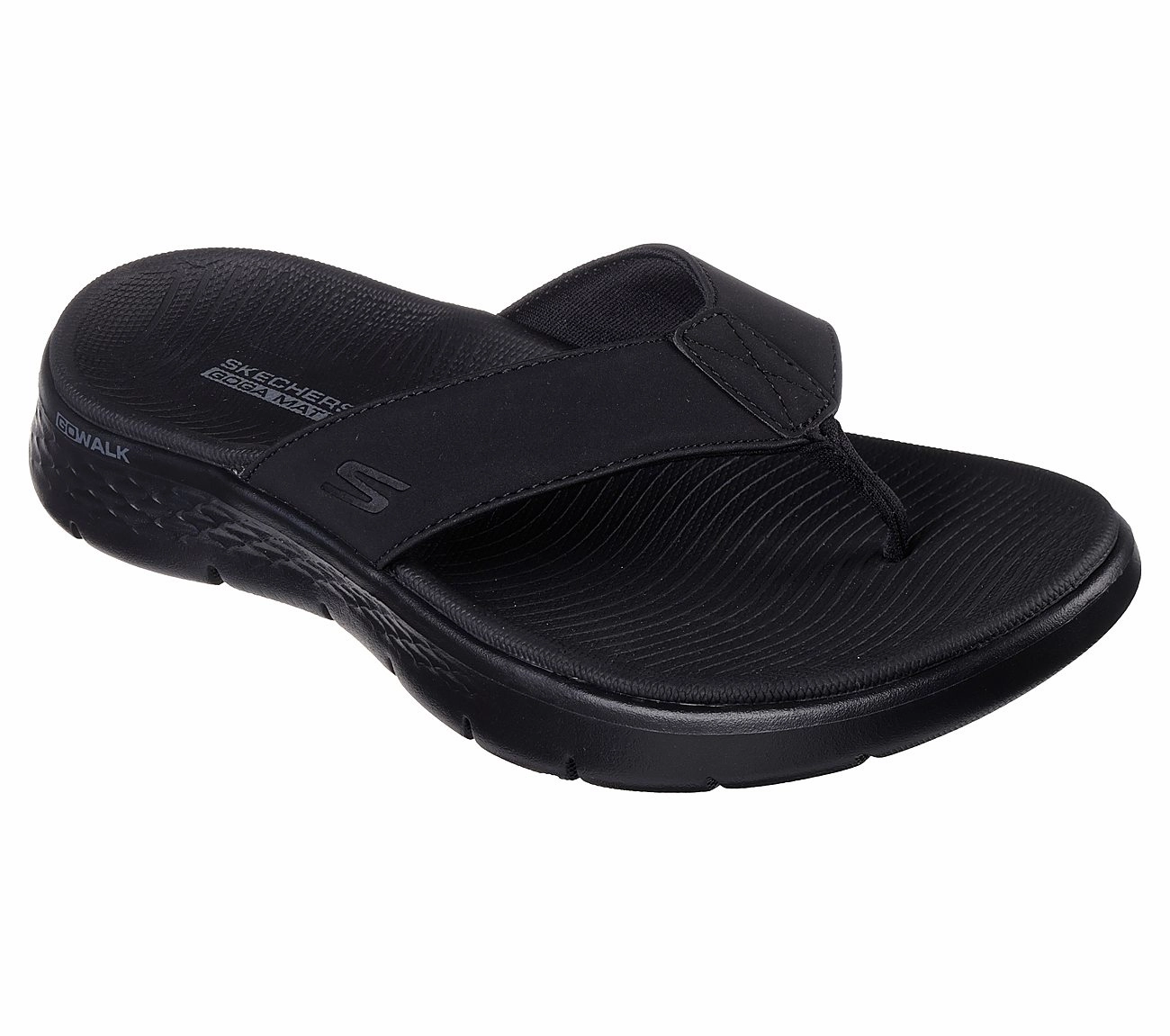 SKECHERS GOWALK FLEX - ENDLESS SUMMER - BLACK BLACK Flat Designer Bridal Shoes
