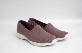 Footed Running Shoes SKECHERS SEAGER MODERN COMFORT- 158104 - MVE