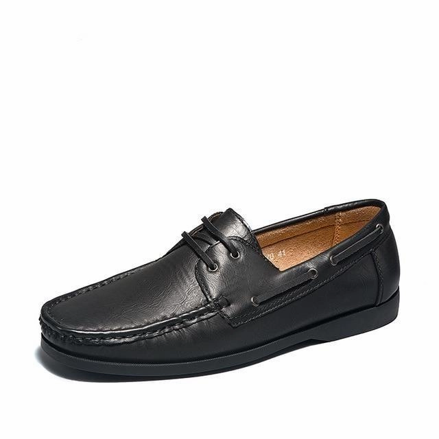 Wingtip Loafers West Louis Leather Moccasins With Fashion Laces