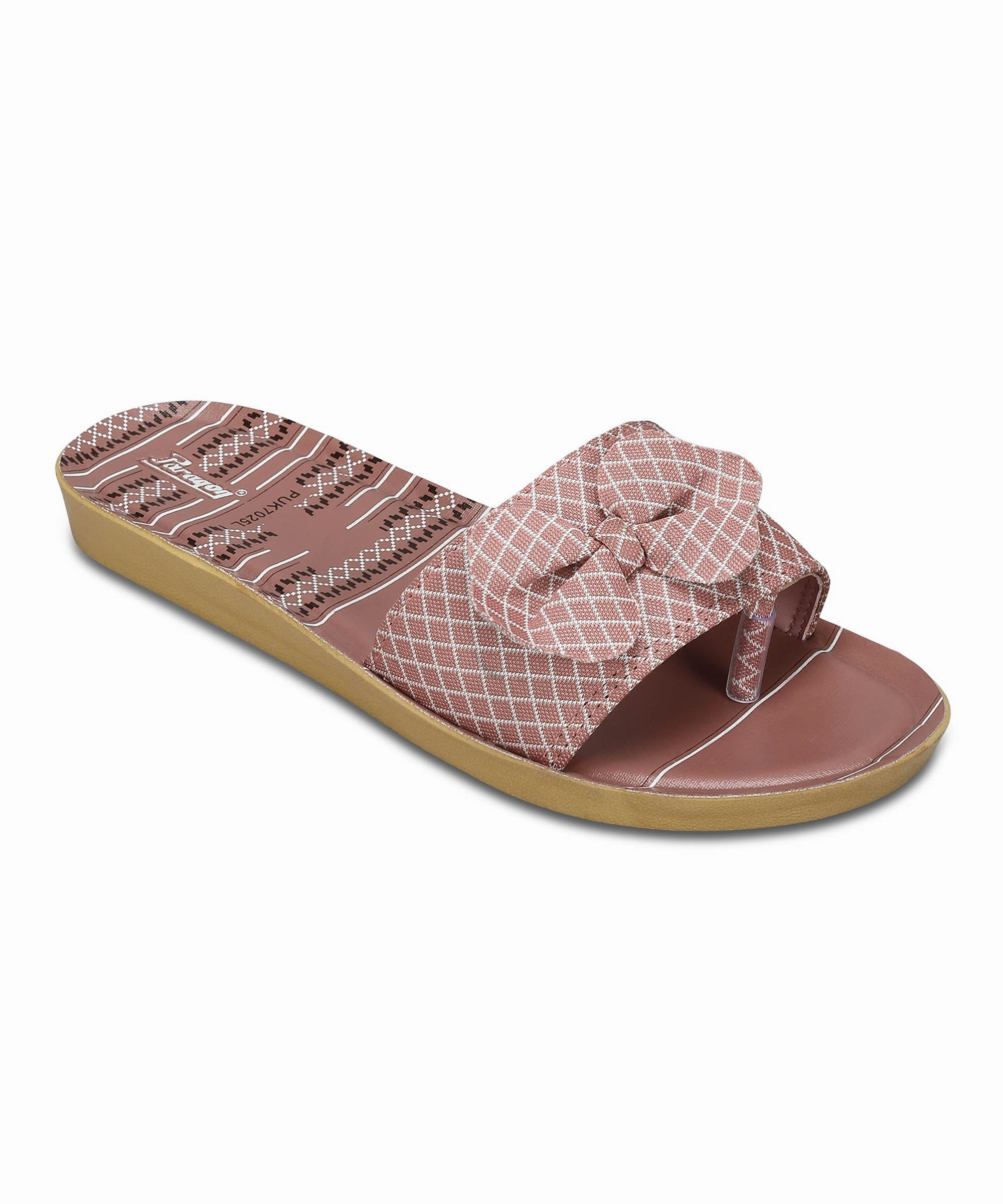 Paragon PUK7025L Womens Pink-Grey Sliders with Cushioned Sole for Everyday Use Slip-on Slippers Slip-on Work Boots Slipped On A Banana Peel Suede Slip On