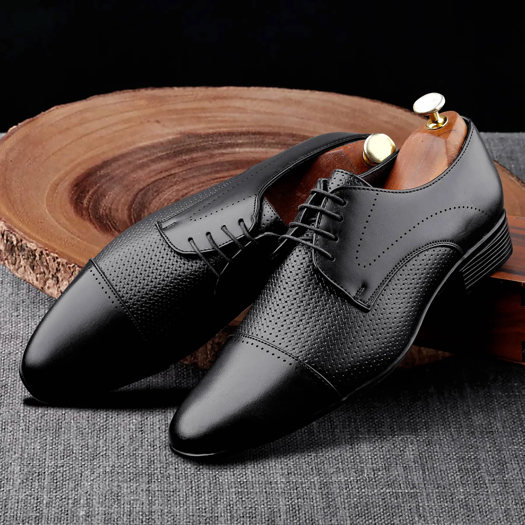 Cool Dress Shoes Bacca Bucci HOMER Formal Shoes with Superior Comfort | All Day Wear Office Or Party Lace-up Shoes