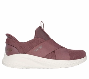 SLIP-INS: BOBS SPORT SQUAD CHAOS - MAUVE Cheap Flat Shoes