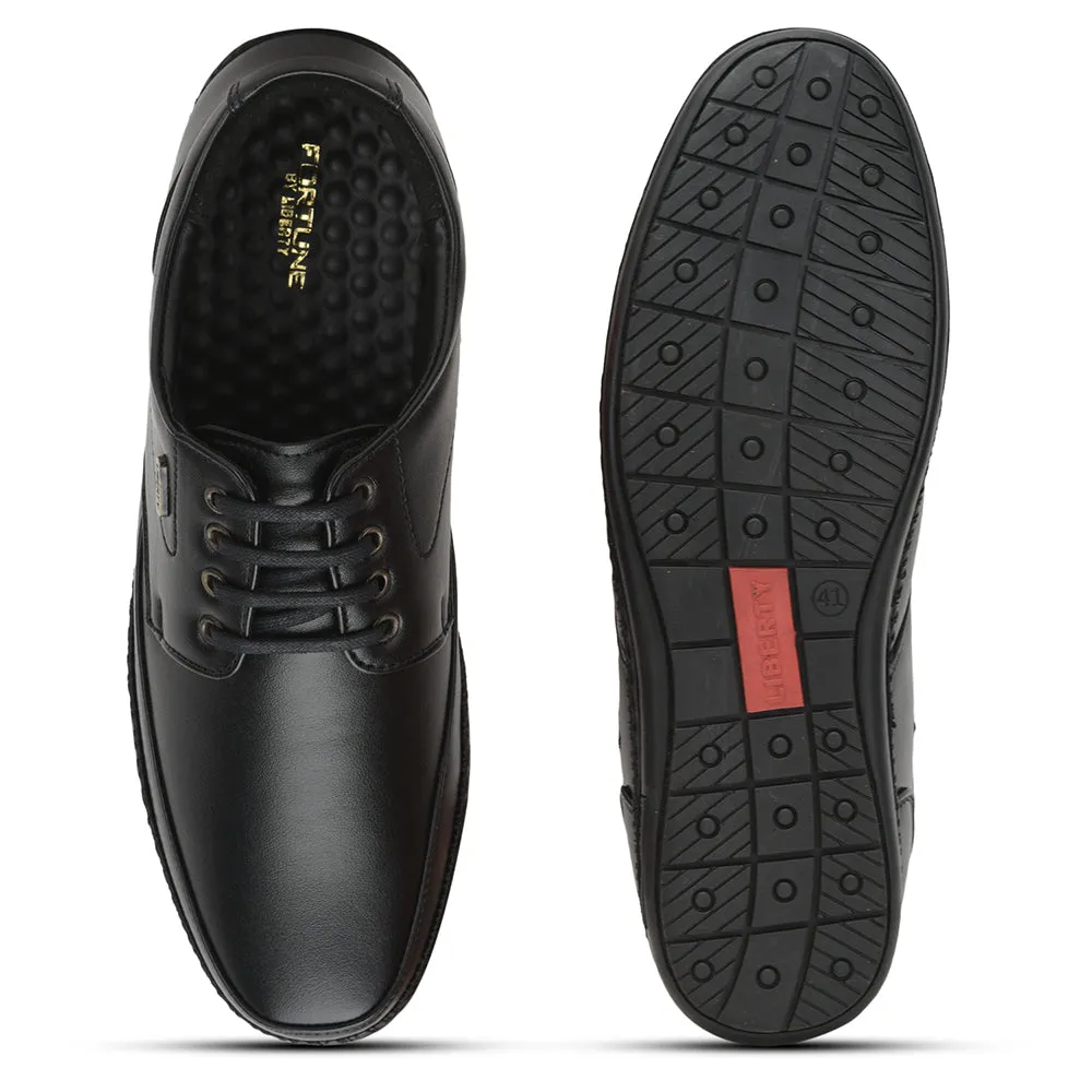Fortune (Black) Formal Lace Up Shoes For Men ER-61 By Liberty Best Dress Shoes For Comfort