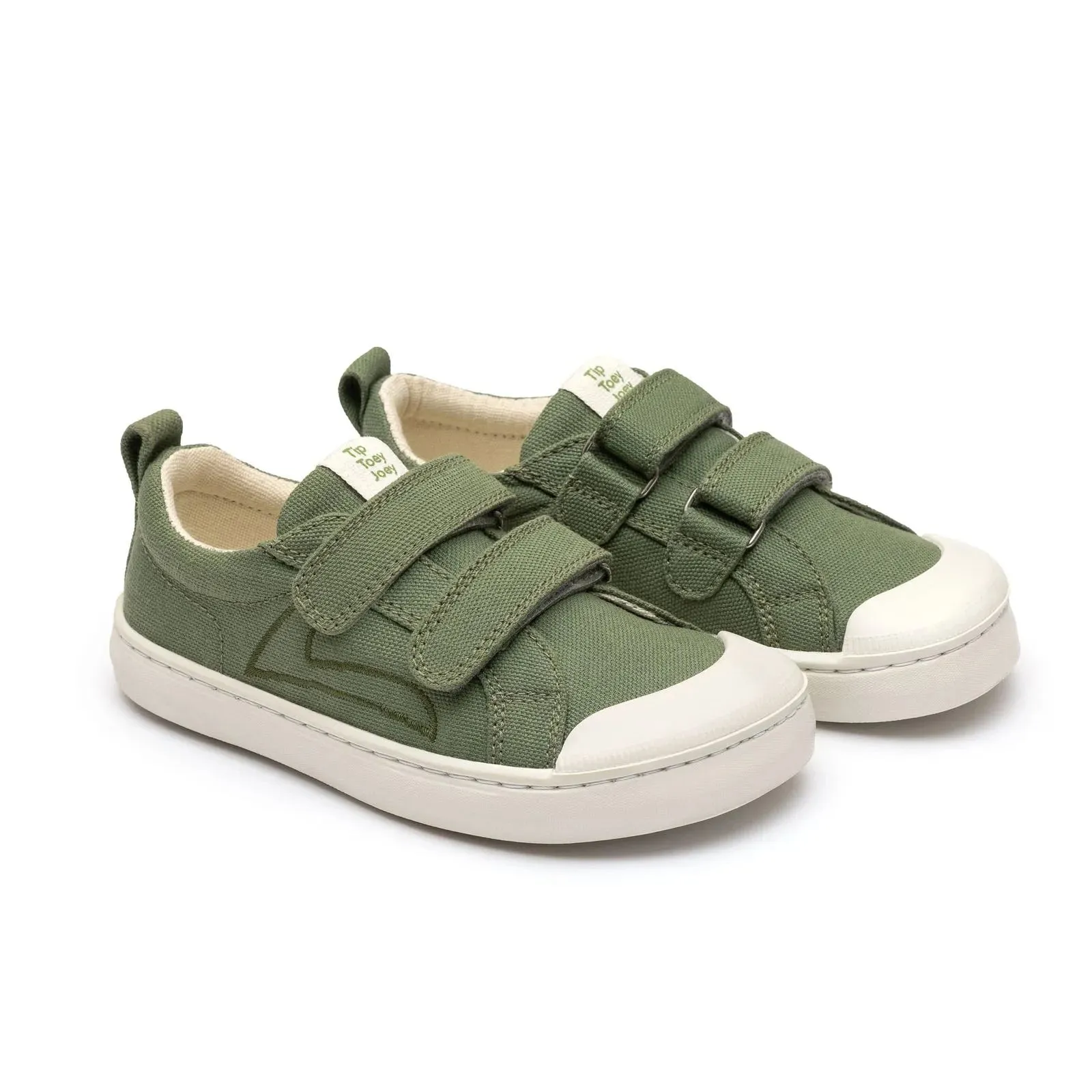 Tip Toey Joey Boy's and Girl's Ramp Green Sneakers - Lona Verde Pistache Best Sandals Walking