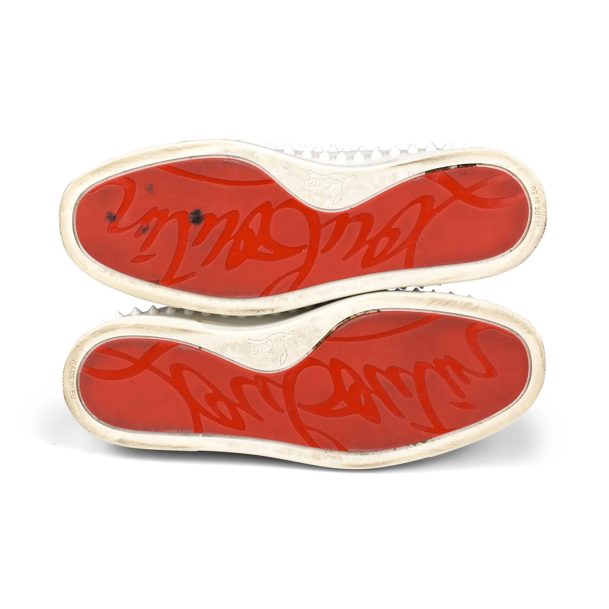 Christian Louboutin 'Pik Boat' Sneakers - Men's 41 Loafers Sneakers