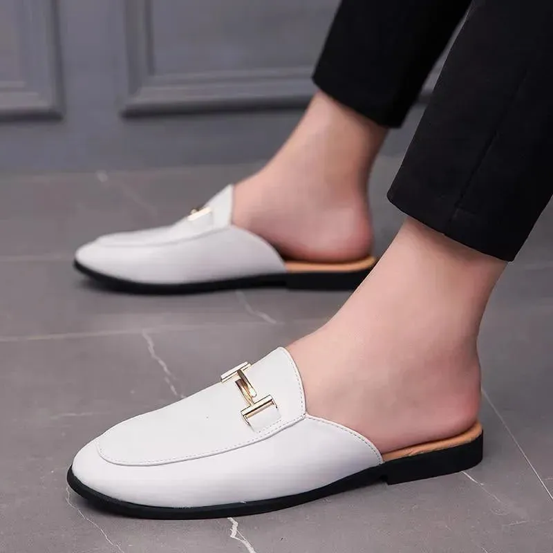 Soft Leather Sandals Slip-on Mule Trk Shoe