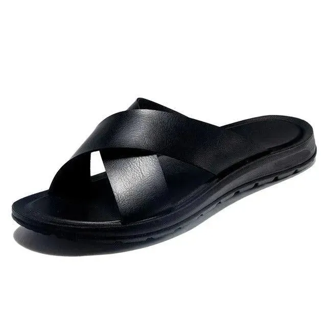 The Walker Leather Sandal Shoes Bzees Slip On Sneakers