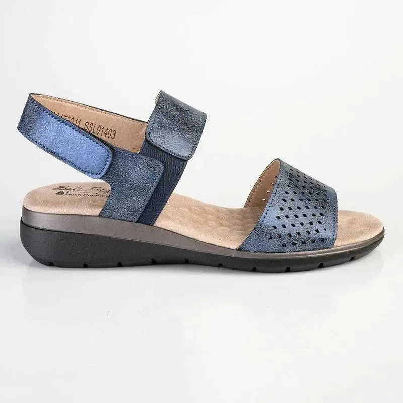 Soft Style by Hush Puppies Gina Strap Sandals - Navy