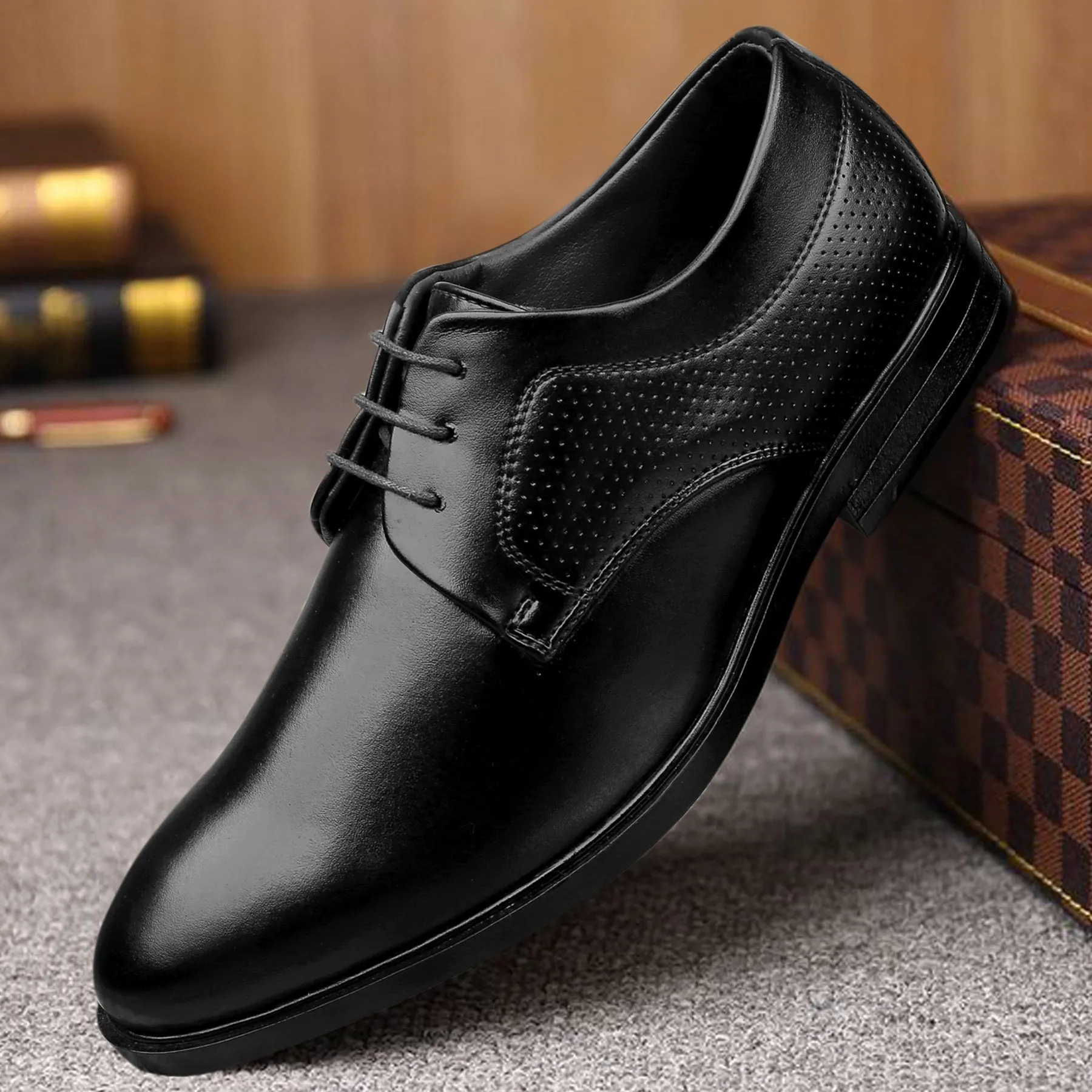 Bacca Bucci VANCOUVER Formal Shoes with Superior Comfort |  All Day Wear Office Or Party Lace-up Shoes Green Shoes Dress