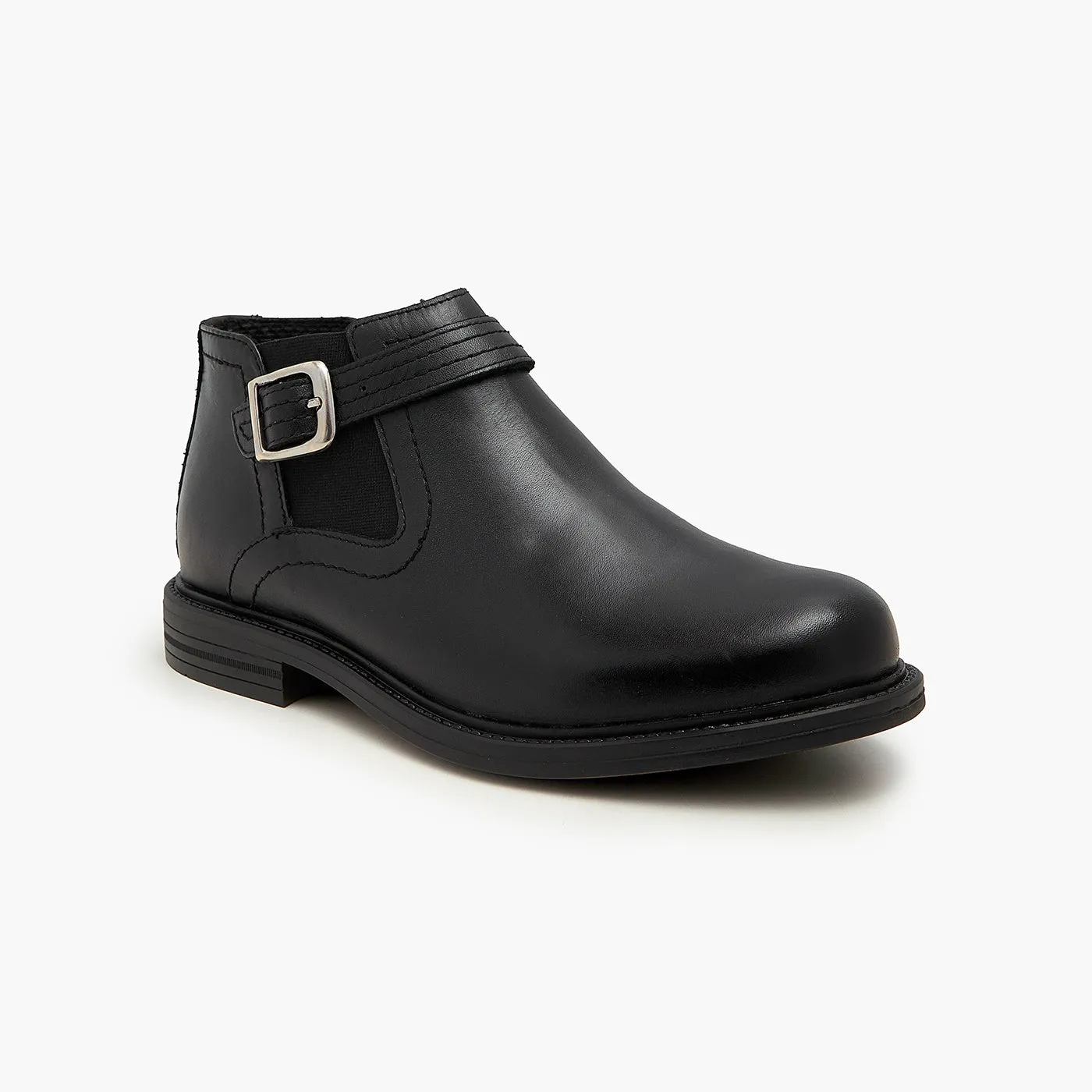 Buckled Formal Mens Shoes Rhinestone Dress Shoes