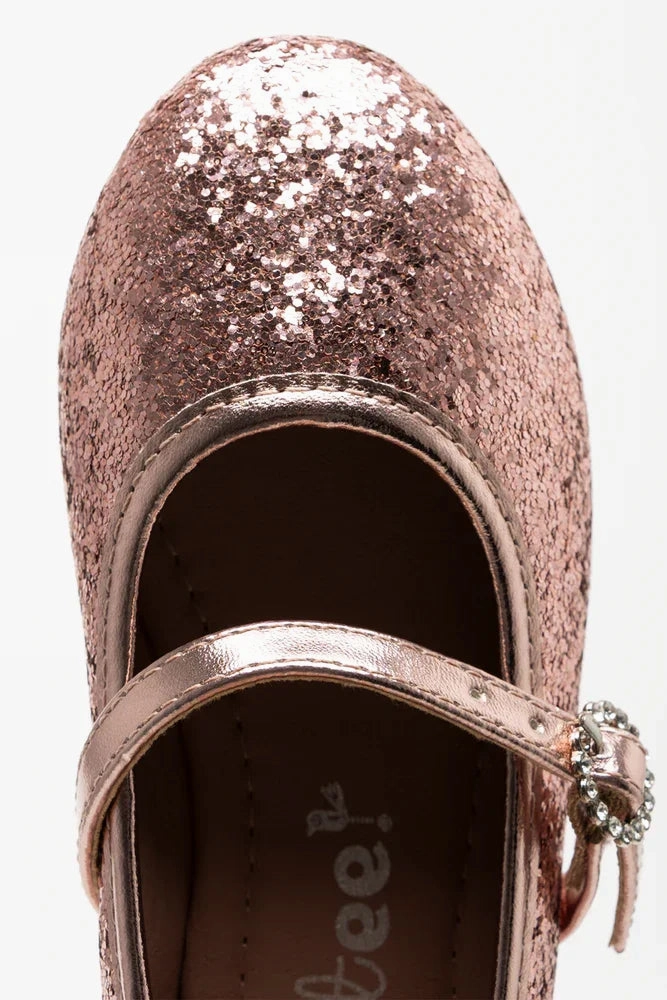 Joel Embiid Basketball Shoes Sparkle Mary-Jane Pumps Pink