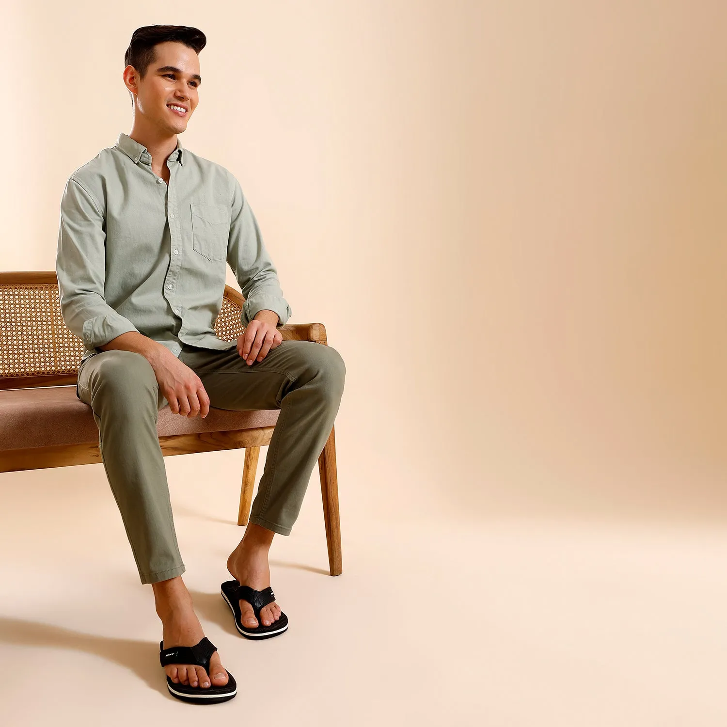 SPARX Flip flops for Gents SFG 549 Fleece Flip Flops