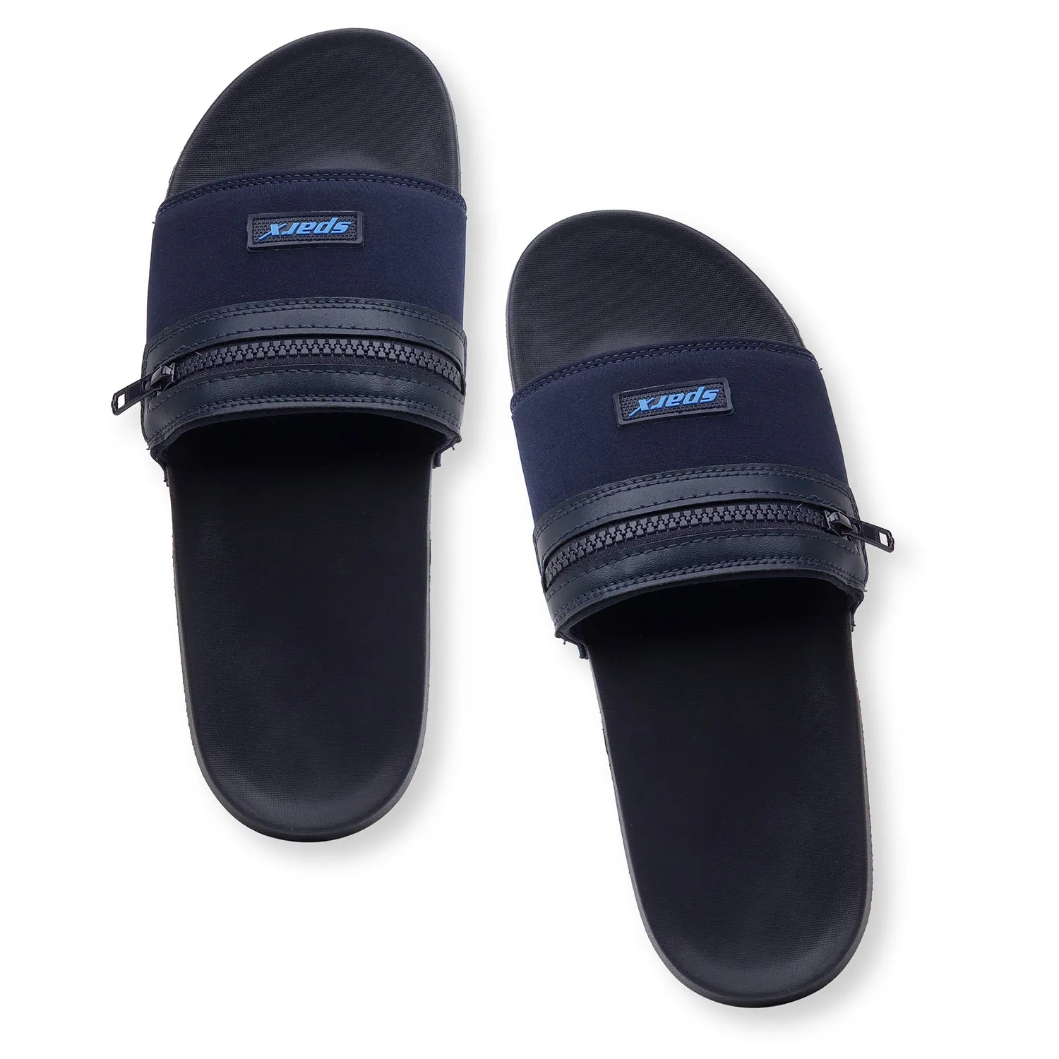 SPARX Slides for Gents SFG 179 Suede Fur-lined Slip-ons
