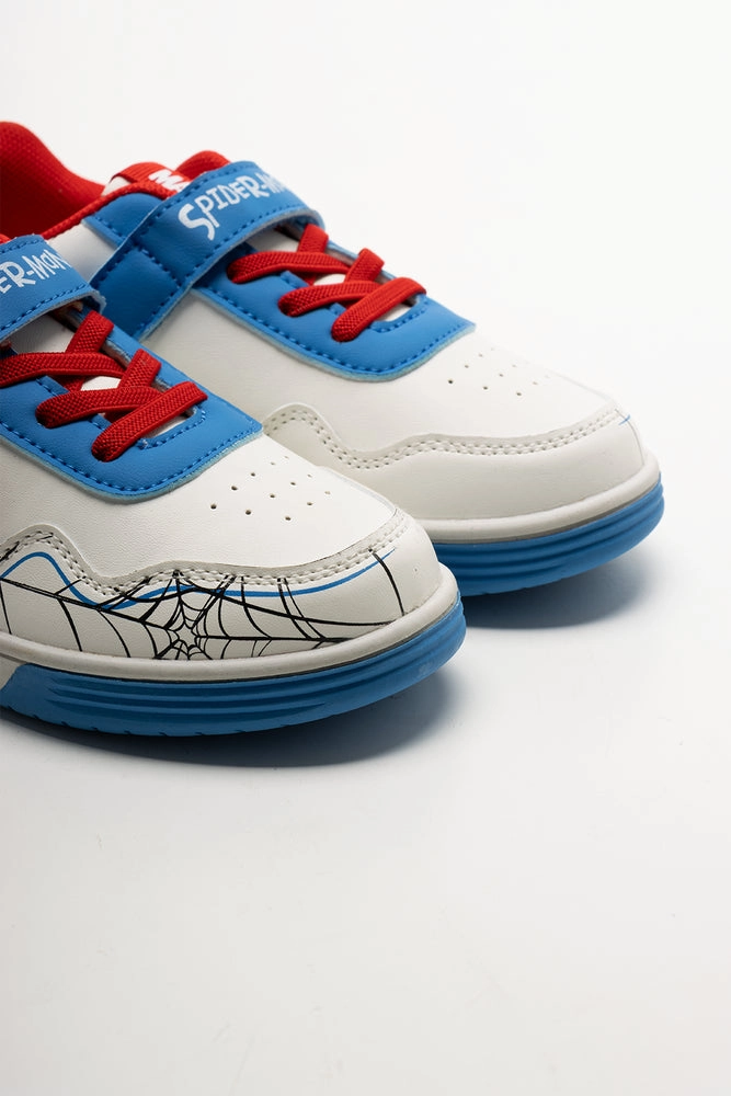 Animal Print Sneakers Spider-Man Sneakers White