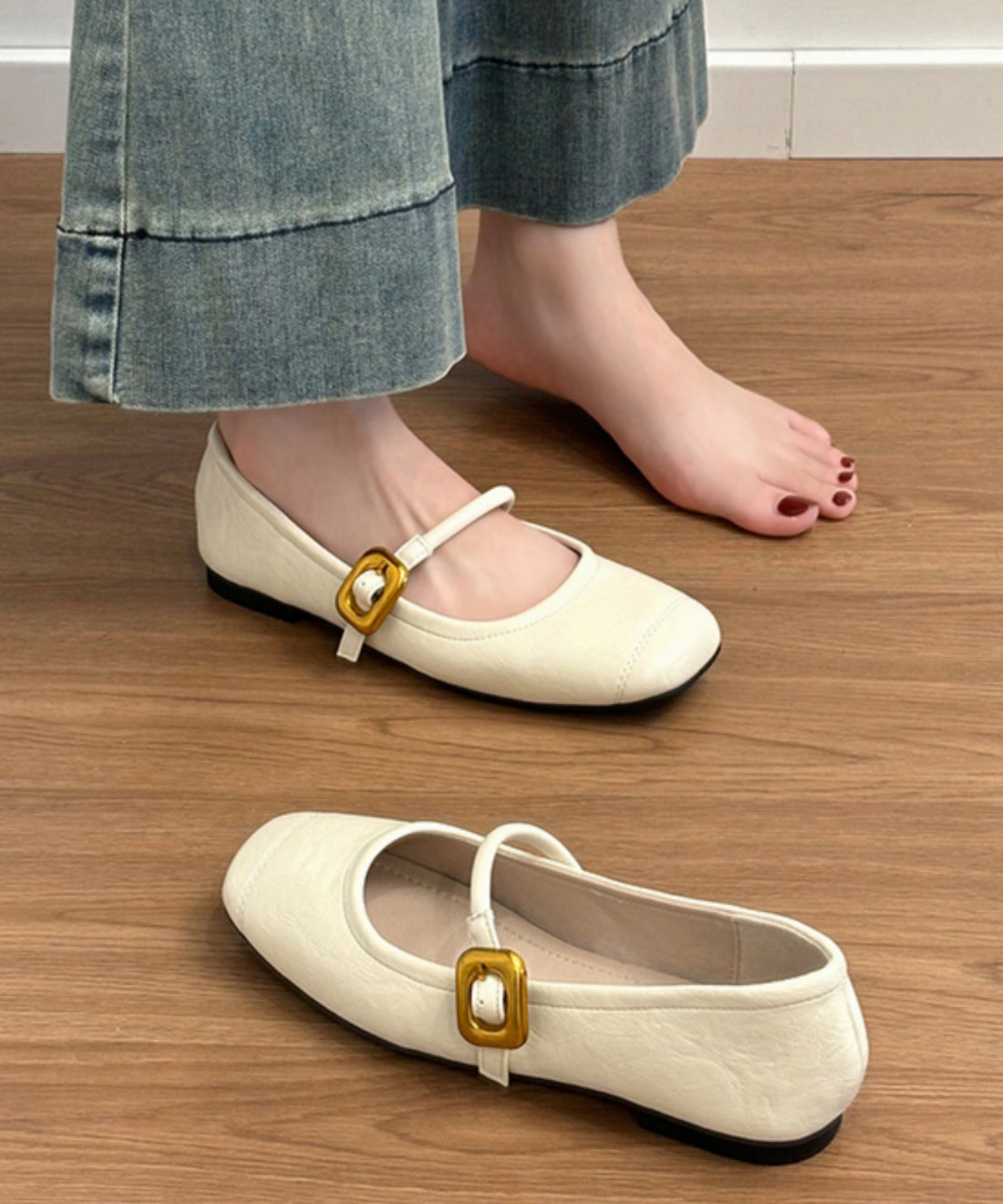 Larry Johnson Basketball Shoe Splicing Black Women For Cowhide Leather Chic Shoes Flat