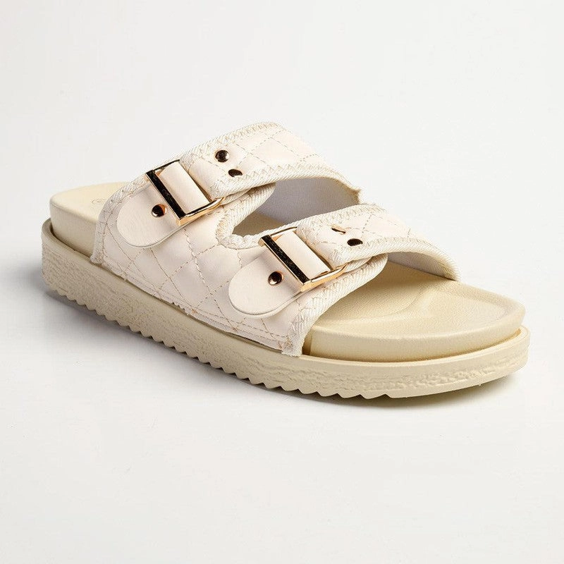 Slip-on Casual Sneakers Madison Marisa Double Strap Sandals - Nude