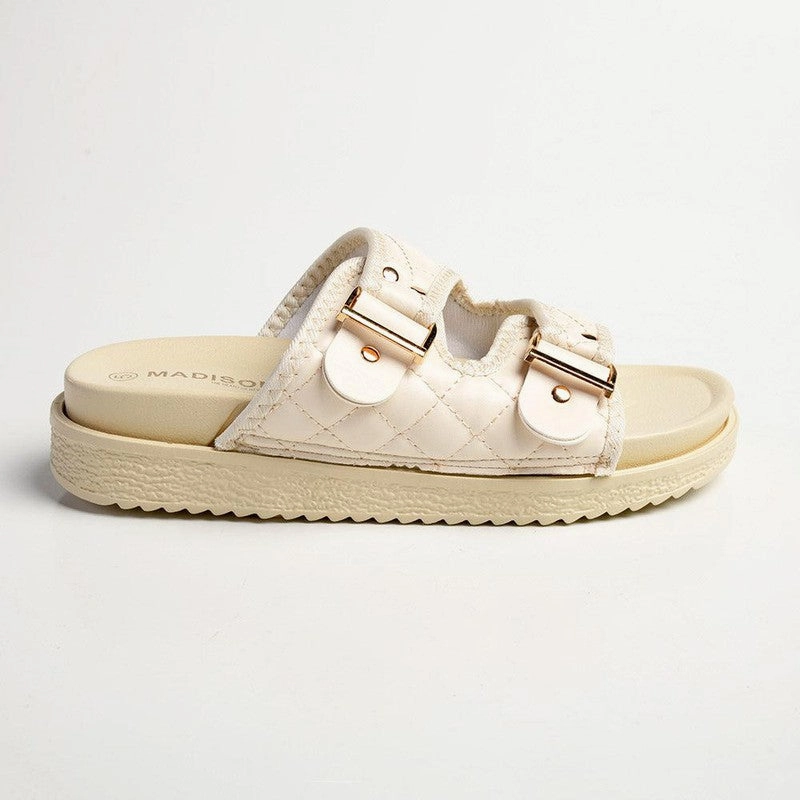 Slip-ons Platform Madison Marisa Double Strap Sandals - Nude