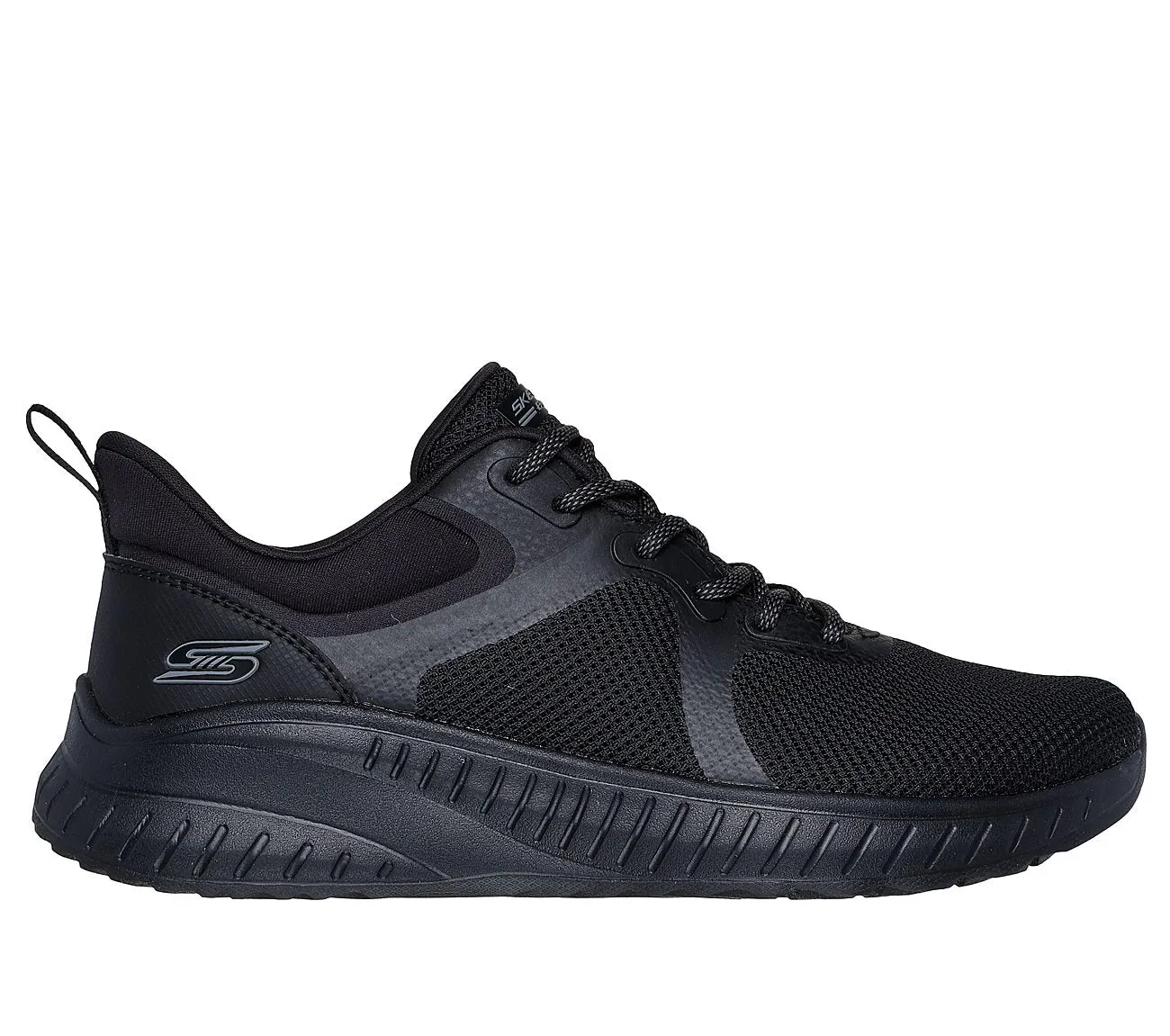 BOBS SQUAD CHAOS - BLACK BLACK Danskin Flats Shoes