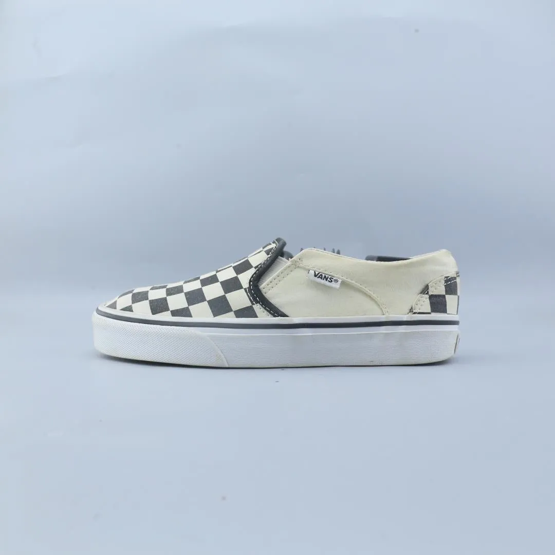 VANS CLASSIC  CHECKERBOARD Work Slip-on Shoes
