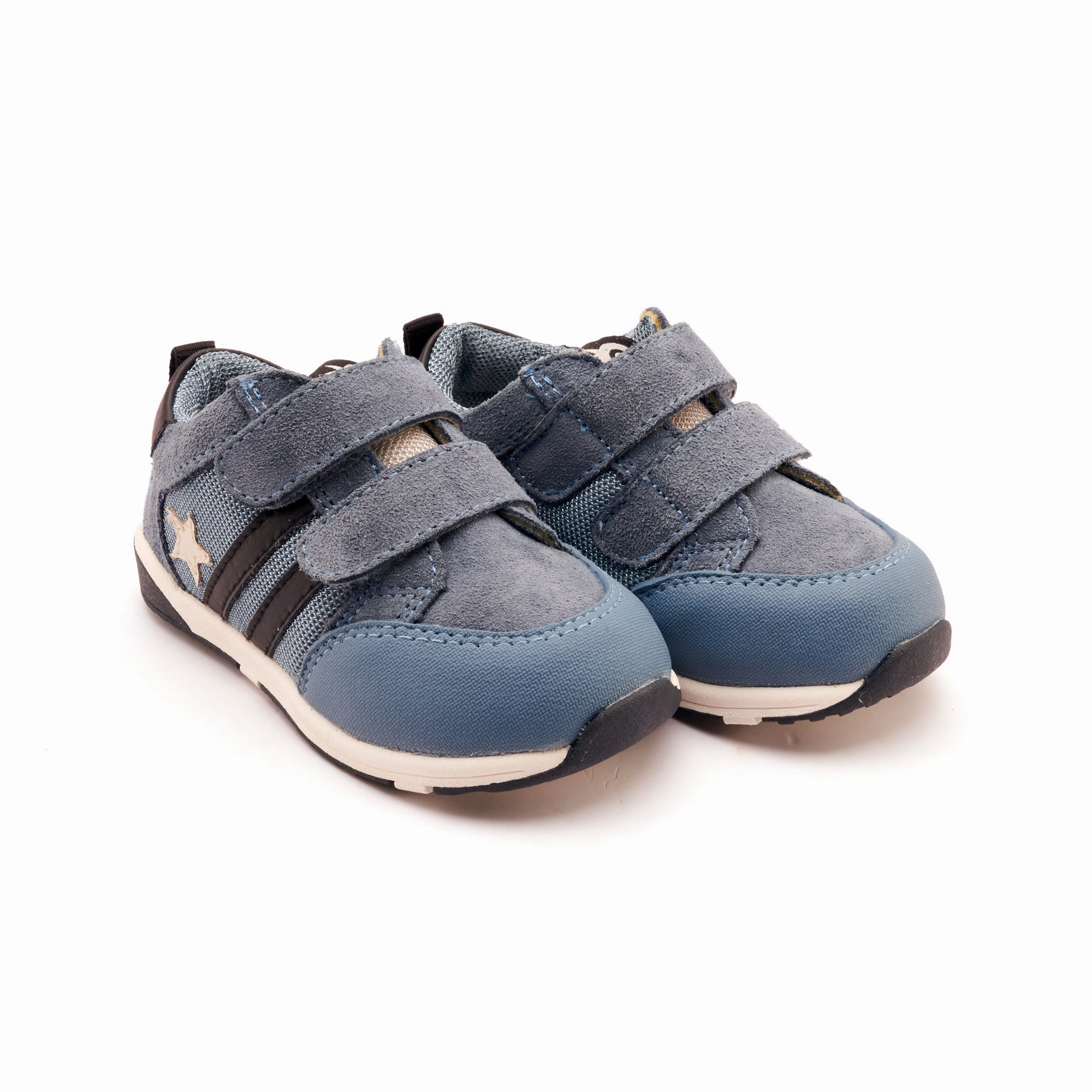 End Sneakers Old Soles Boy's Field Squad Casual Shoes - Denim Suede / Sporco / Black