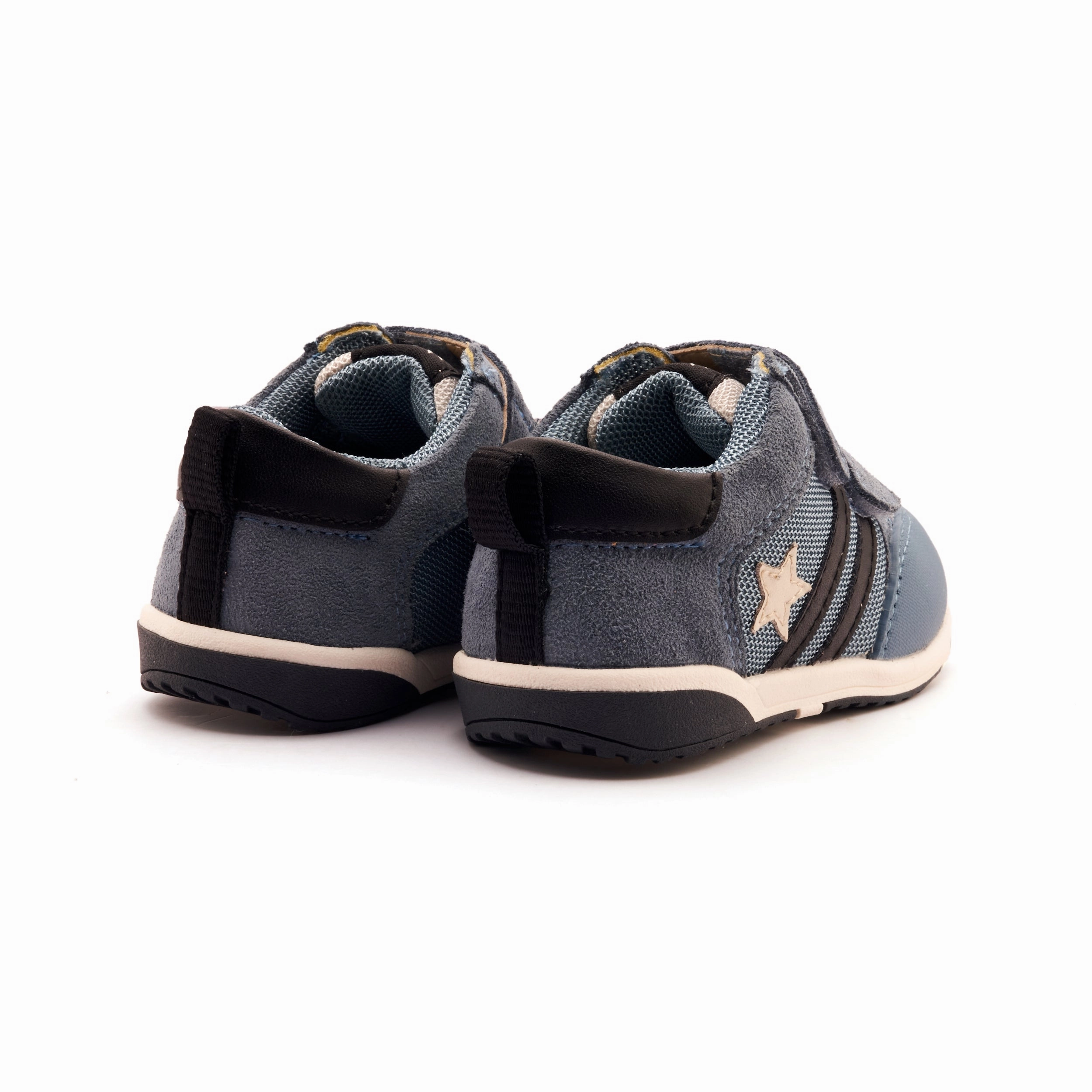 Old Soles Boy's Field Squad Casual Shoes - Denim Suede / Sporco / Black Sneakers Christian Louboutin