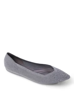 Crysty Glistening Ballerina Flats Shoes Flats Mules