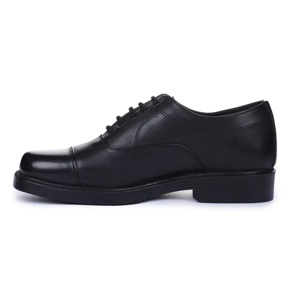 Fortune (Black) Formal Brogue Shoes For Men 7139-01 By Liberty Open Toed Dress Shoes