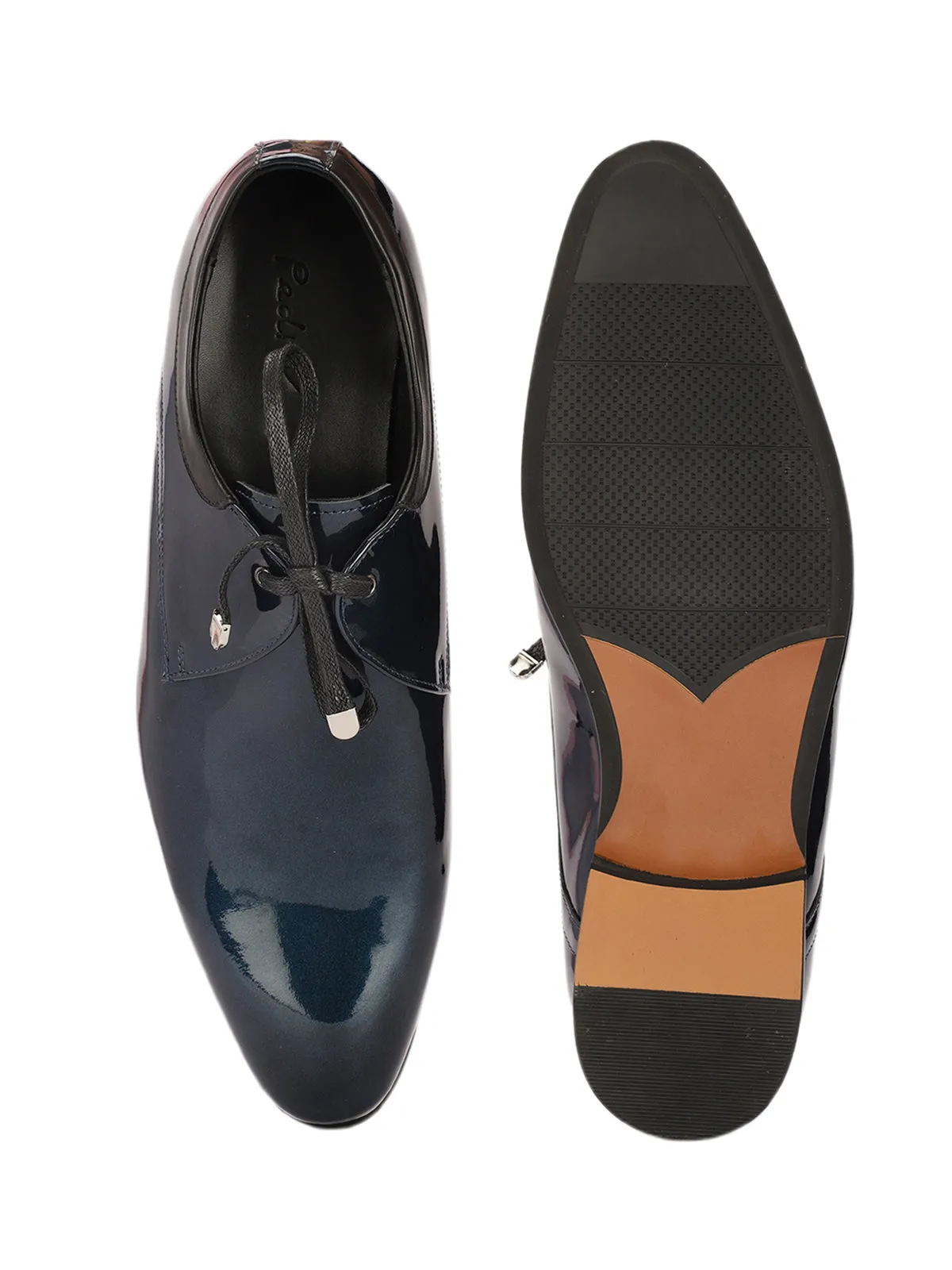 Sterling Premium Patent Leather Shoes Dress Shoe Lace Pattern