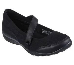 Sore Feet From Flat Shoes SKECHERS BREATHE-EASY - SWEET JOY - 100373 - BBK