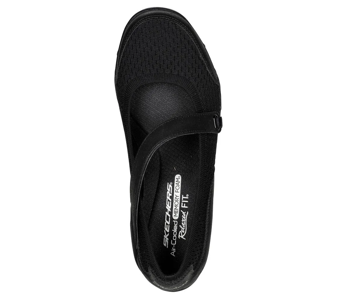 Flat Shoes To Wear With Skinny Jeans SKECHERS BREATHE-EASY - SWEET JOY - 100373 - BBK