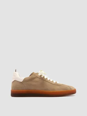 Best Way Clean Sneakers DESTINY 101 - Brown Leather and Suede Low Top Sneakers