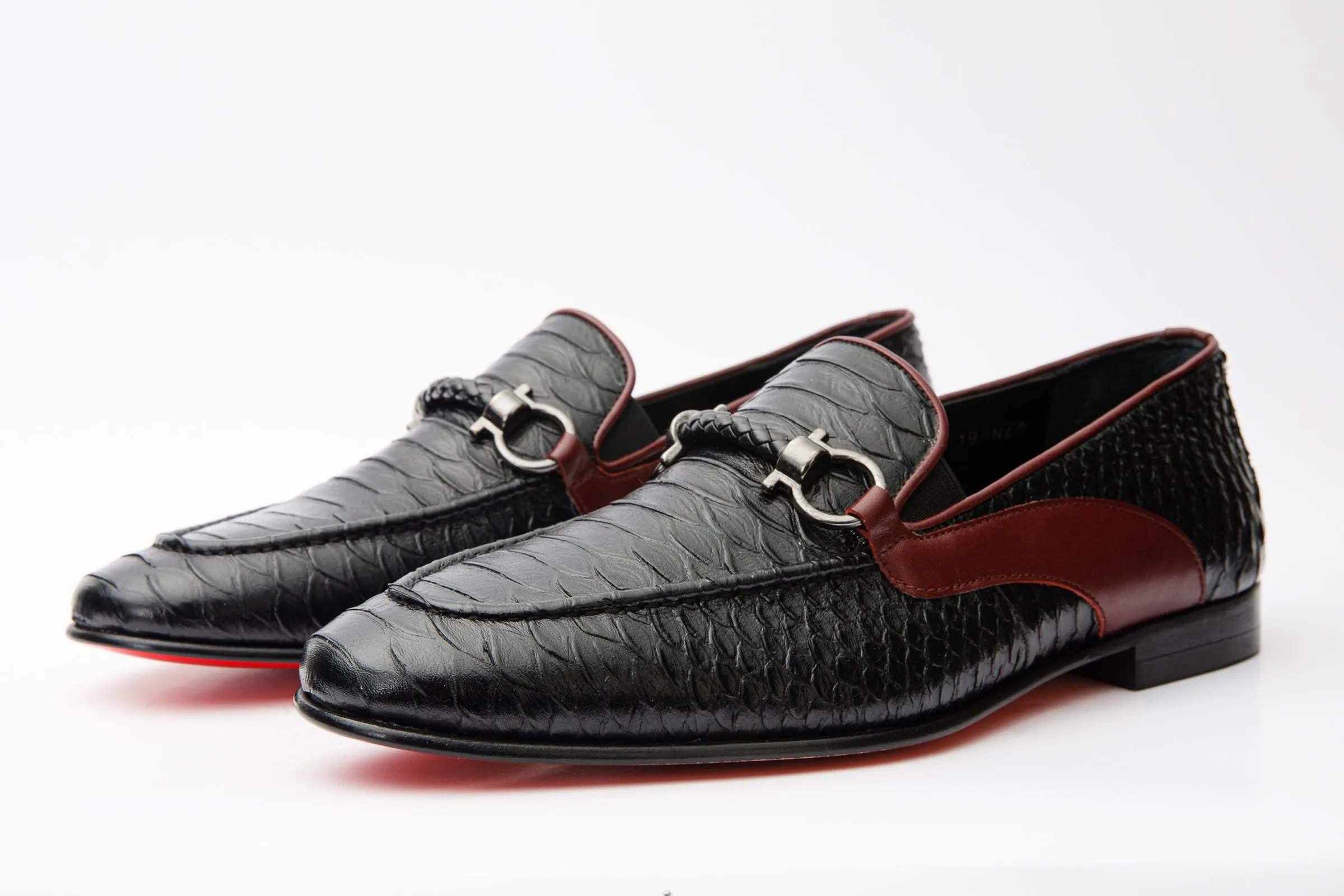 The Milano Black Shoe Bit Loafer Men  Shoe Final Sale! Alden Loafers Sale