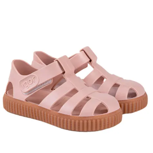 Comfortable Sandals With Arch Support Igor Girl's Nico Caramelo Sandals - Maquillaje