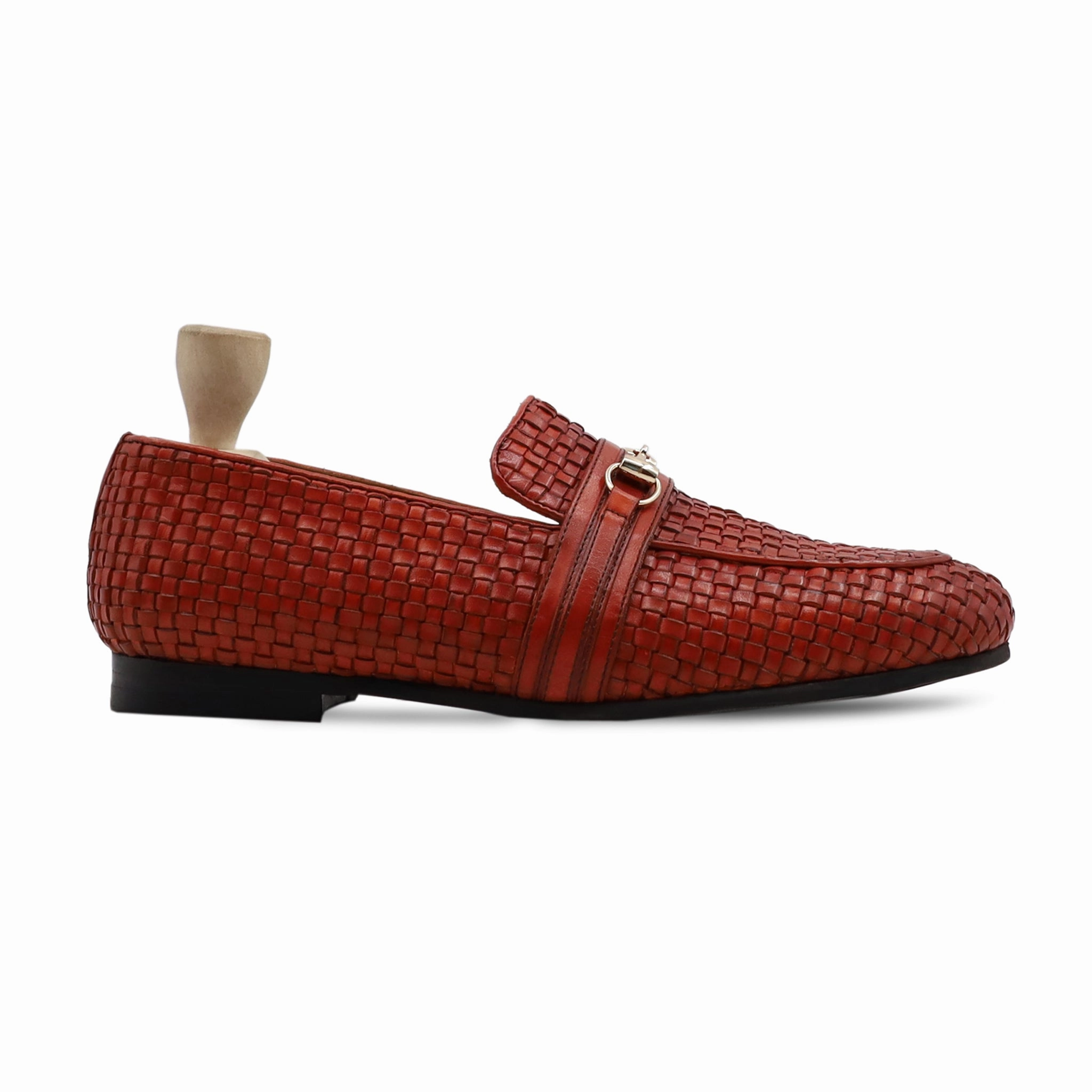 Predator - Men's Oxblood Hand Woven Calf Leather Loafer Loafers Cute