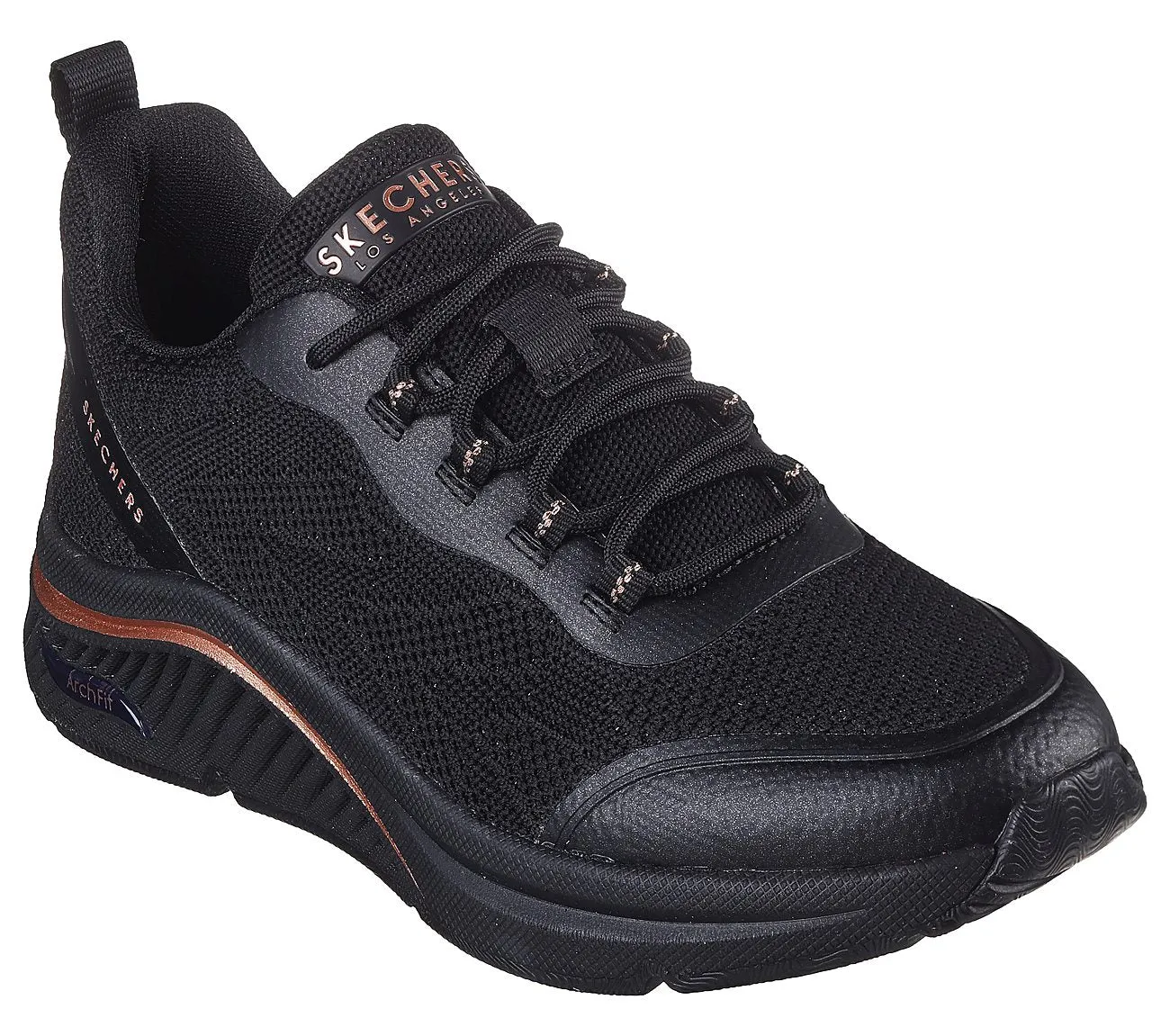 Dress Shoes SKECHERS ARCH FIT S-MILES  - SONRISAS - 155567 - BBK