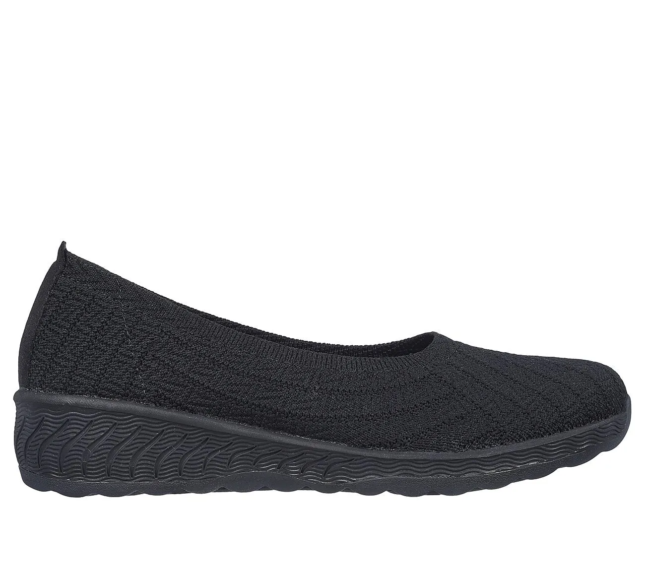 Designer Flat Slingback Shoes SKECHERS UP LIFTED - 100452 - BBK