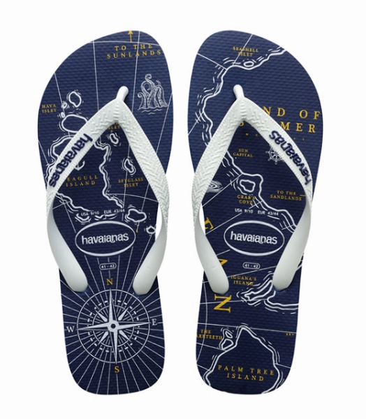HAVAIANAS TOP NAUTICAL - NAVY BLUE.WHITE.NAVY BLUE Slip Ons Slip On Slip On Slip On
