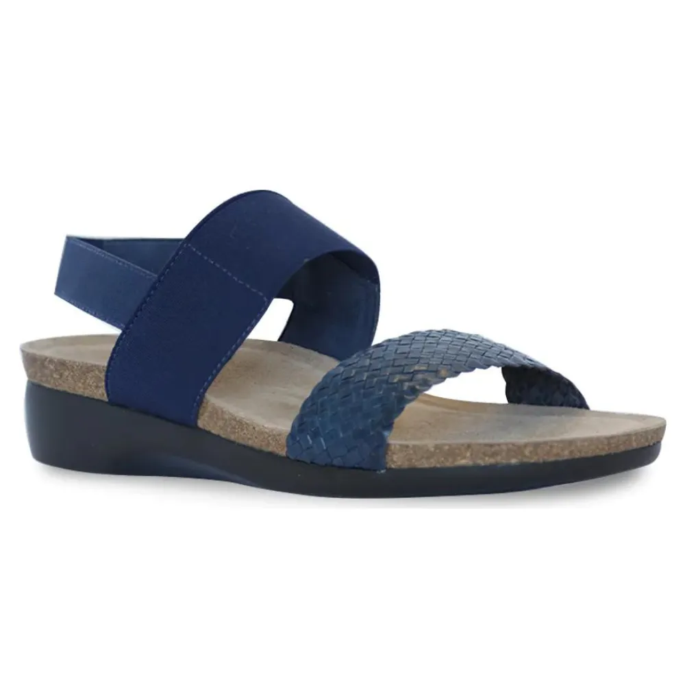 Munro Pisces Navy Sandal (Women's) Best Sandals To Wear For Plantar Fasciitis
