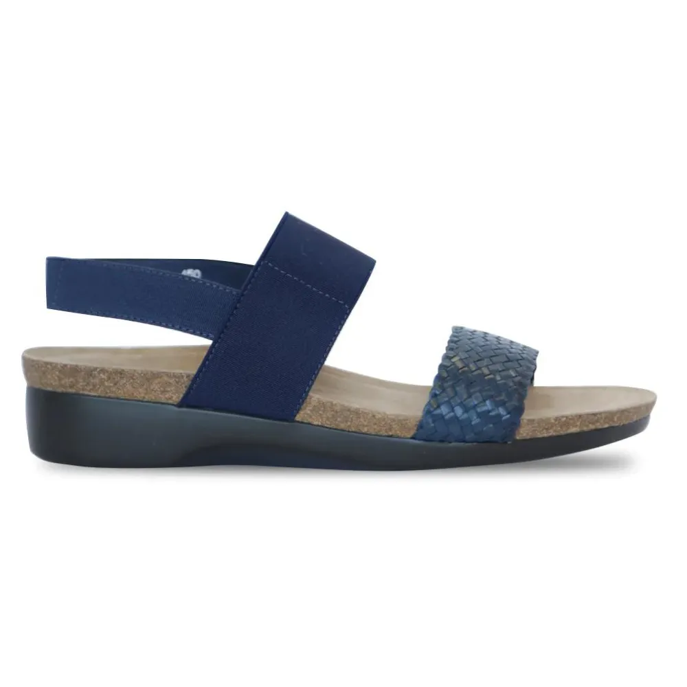 Munro Pisces Navy Sandal (Women's) Grandpa Sandals
