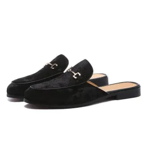 Suede Slip-On Sandals Athletic Slip On Shoes