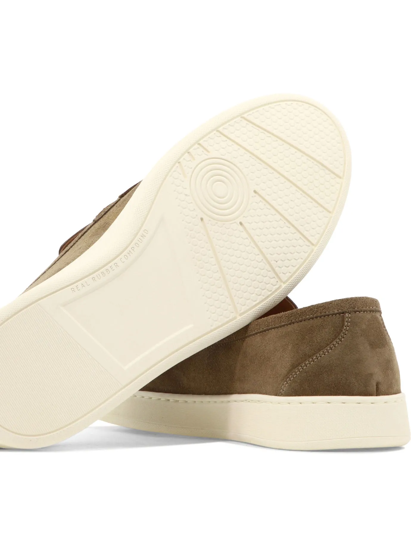 SUEDE SLIP-ONS Slip On Shoes With Wide Toe Box