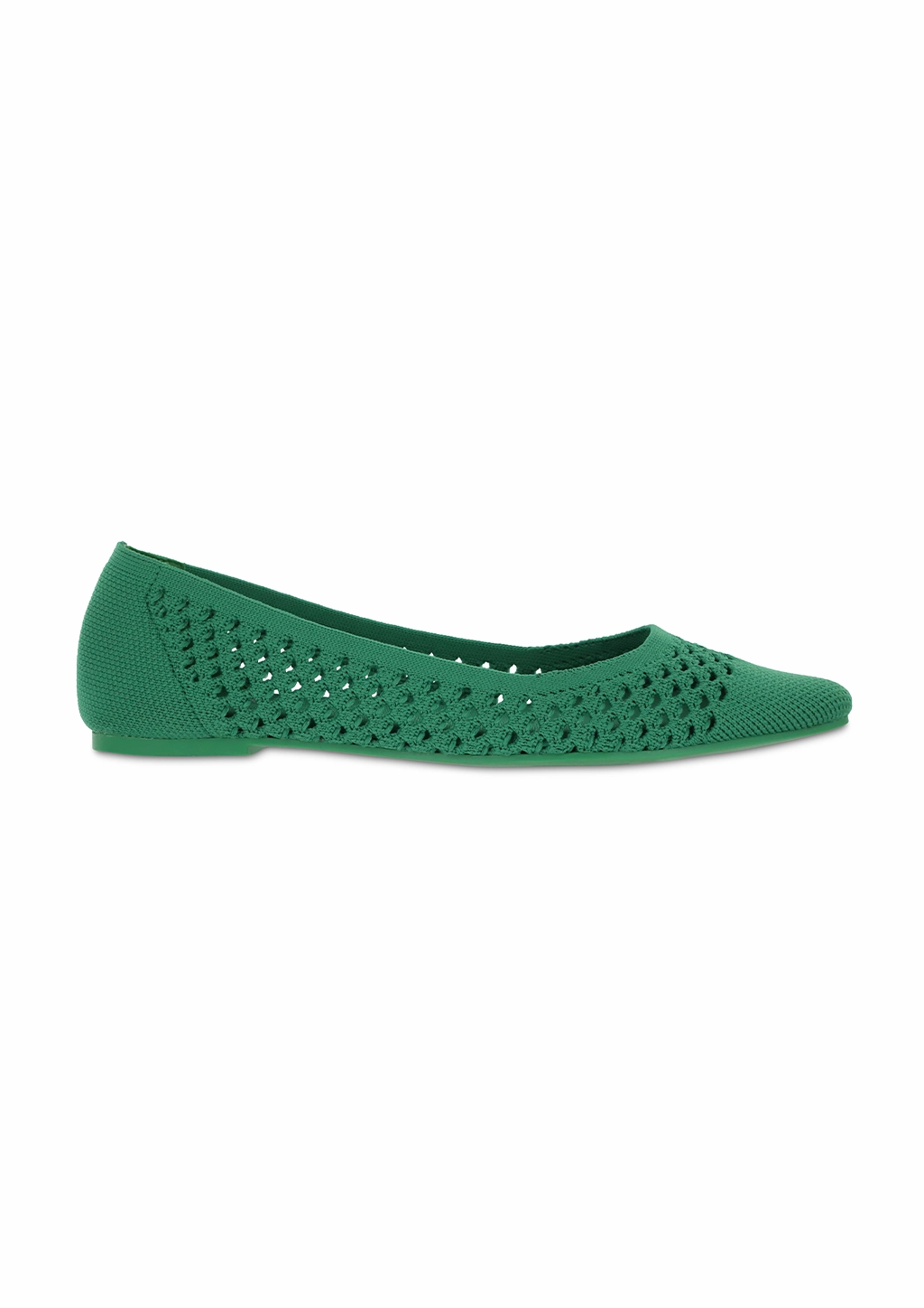 LOVI - GREEN White Dress Flats Shoes