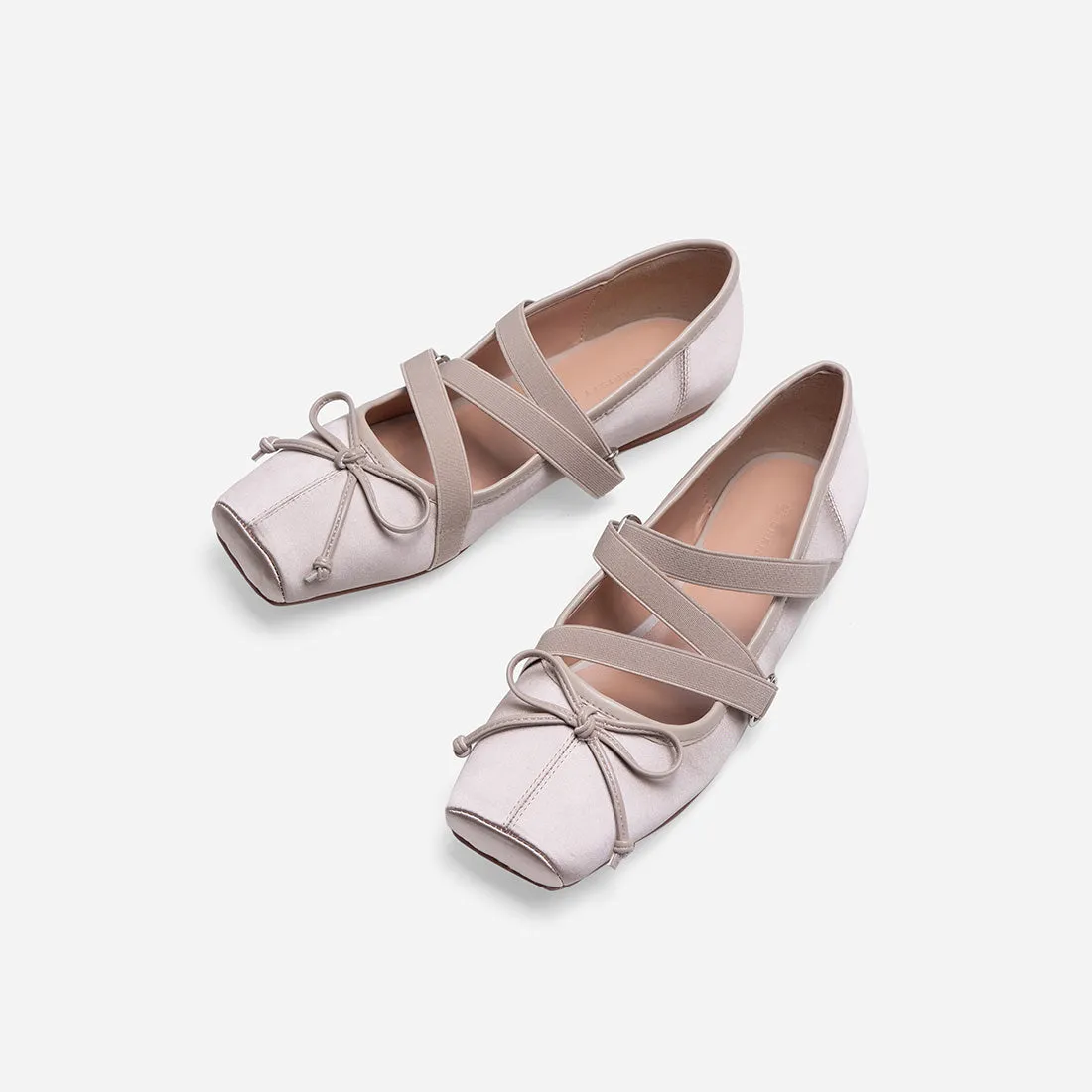 Wide Shoes Flats Mika Strappy Ballerina