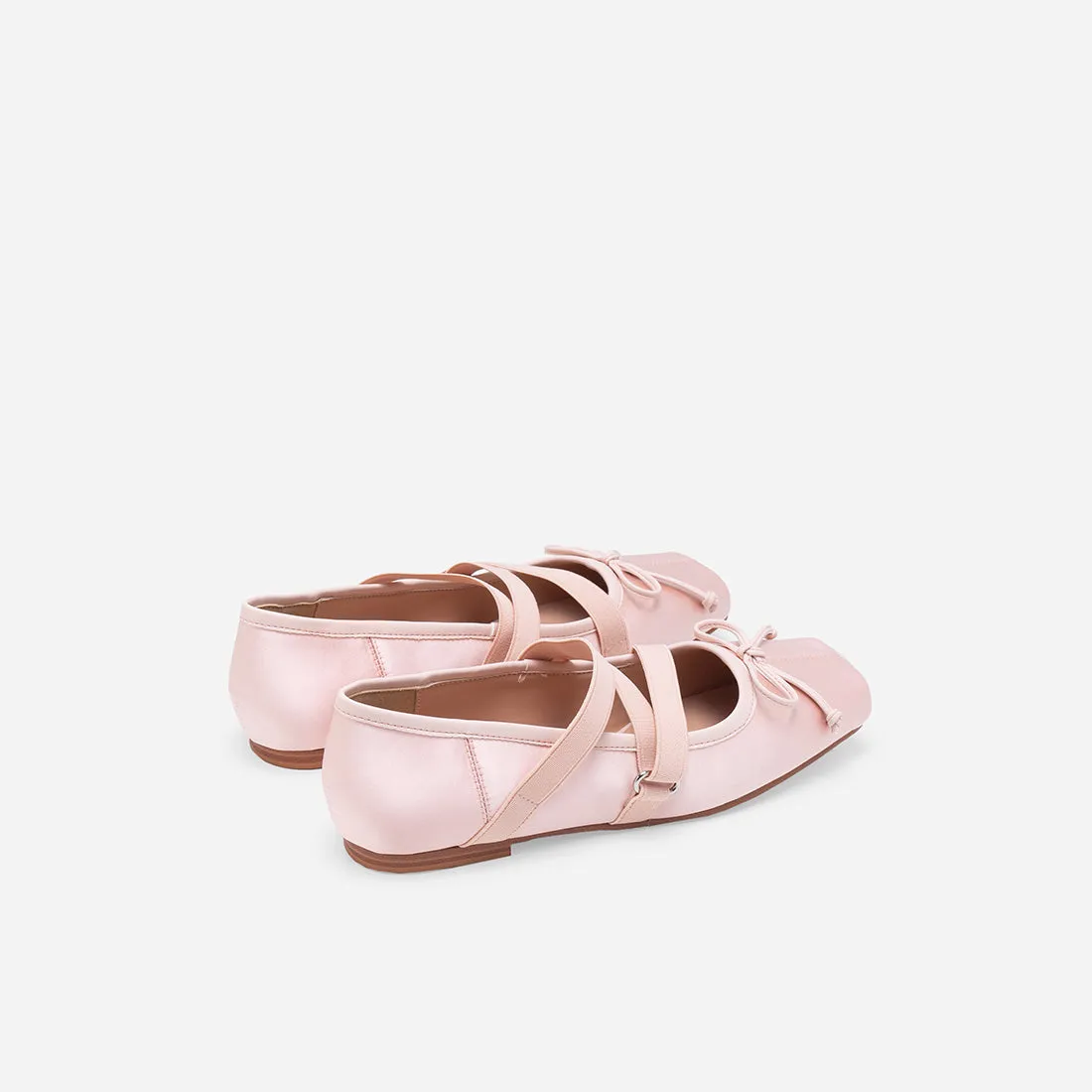 Mika Strappy Ballerina Suede Ballet Flat Shoes