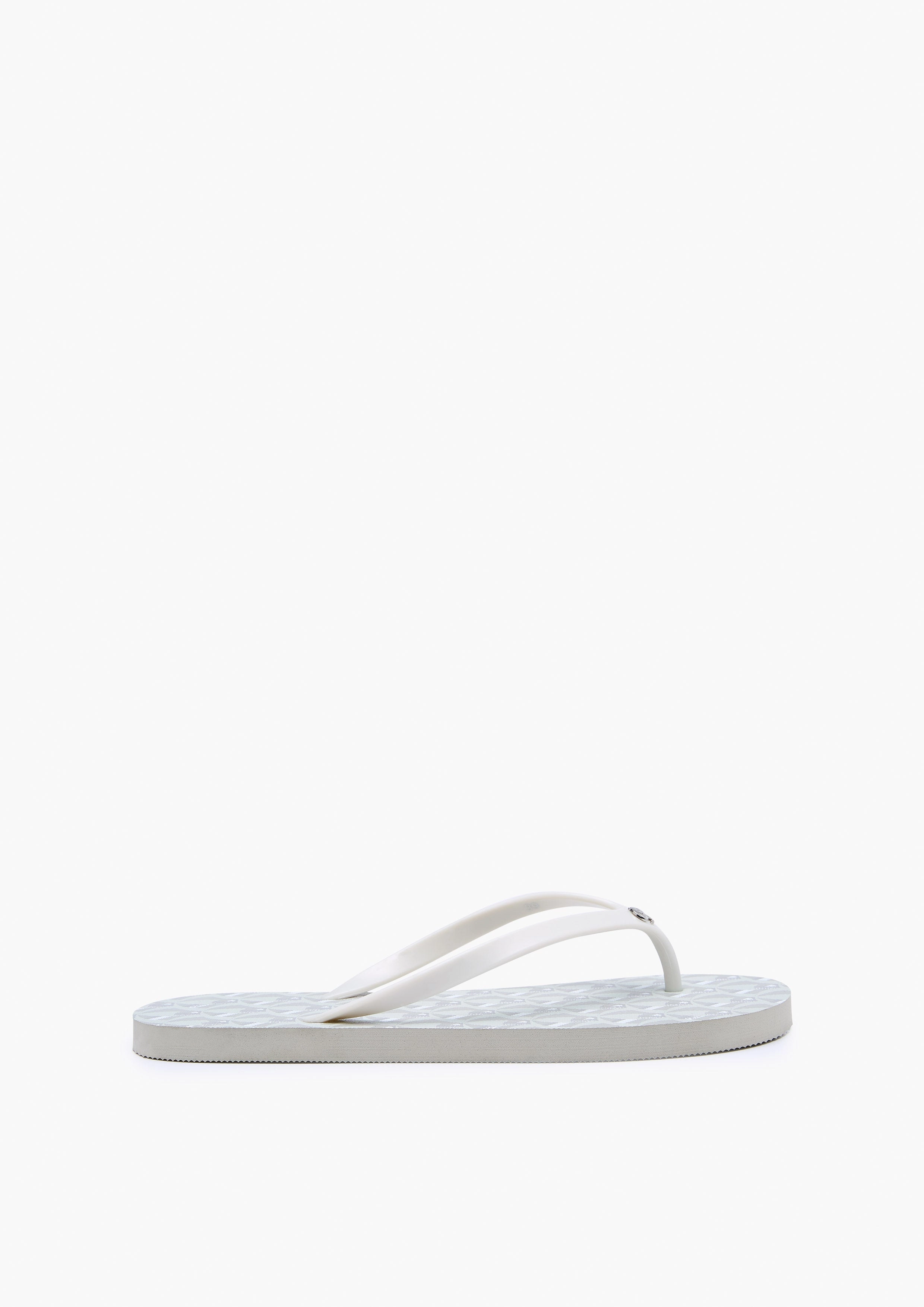 Old Skool Slip Ons Summer Beach Flat Flip-Flop Printed Grey