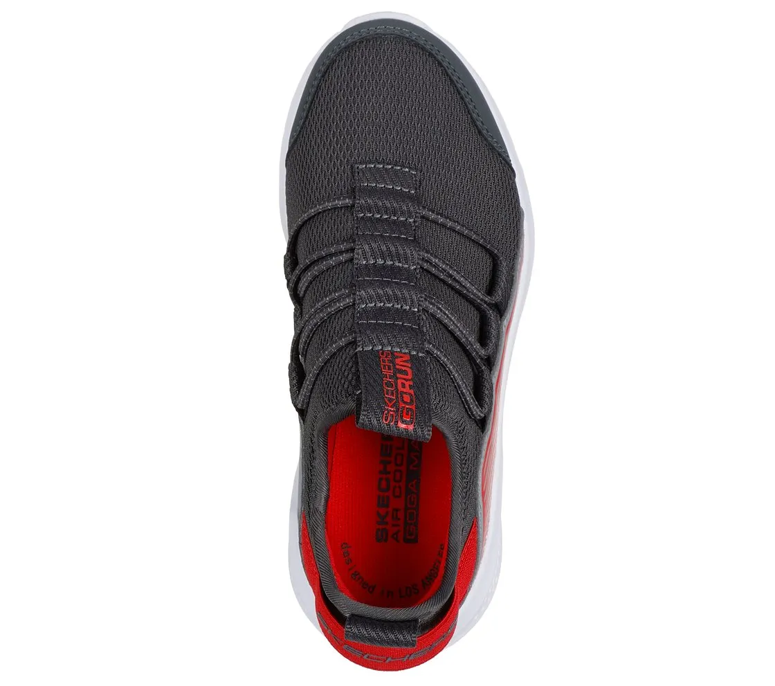 GO RUN ELEVATE - CHARCOAL RED Running Shoes Soft Foam
